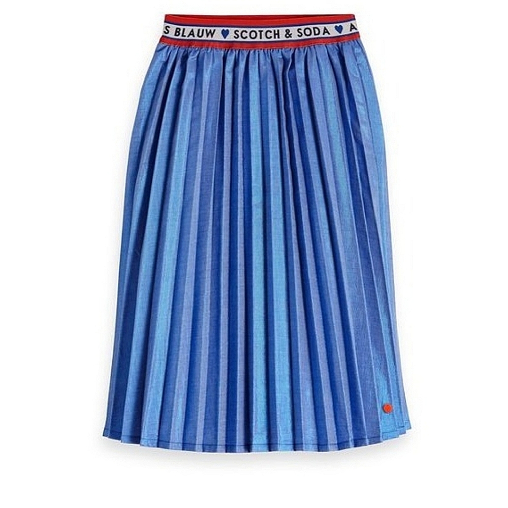 NWOT Scotch & Soda Pleated Lurex Skirt